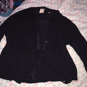 Black cardigan